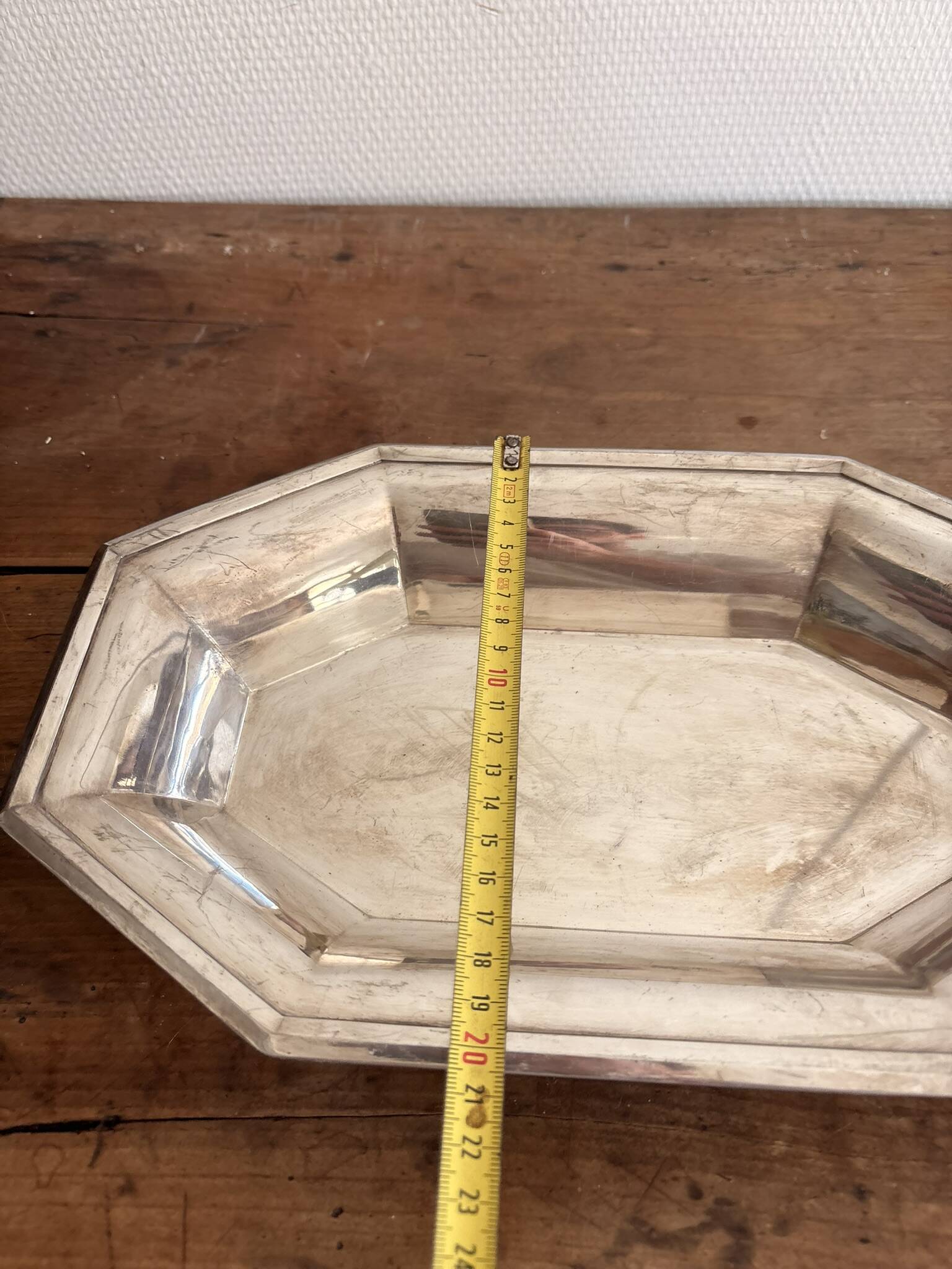 Silver Metal Fruit Bread Basket Christofle Gallia