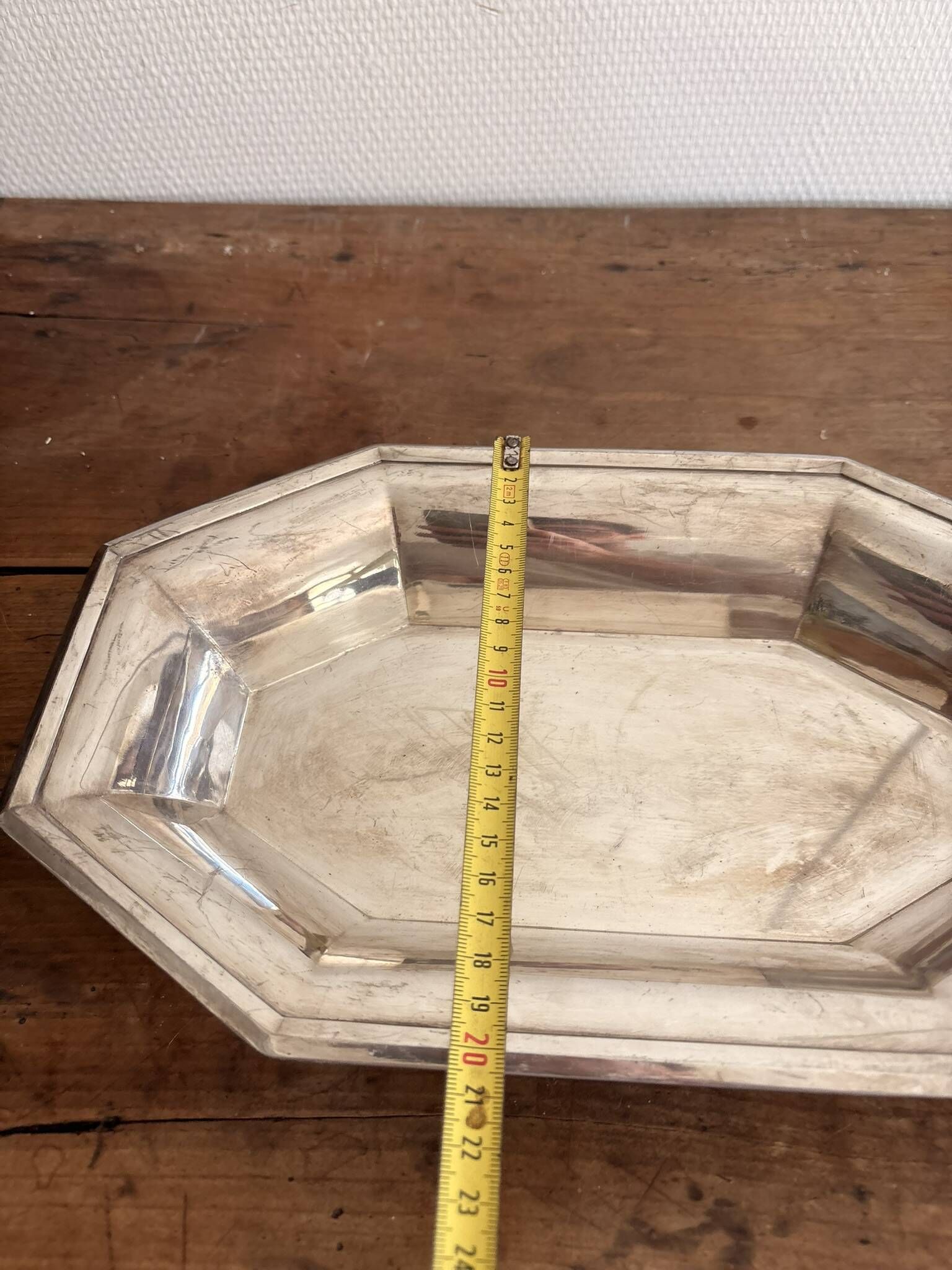 Silver Metal Fruit Bread Basket Christofle Gallia