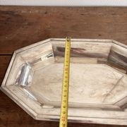 Silver Metal Fruit Bread Basket Christofle Gallia