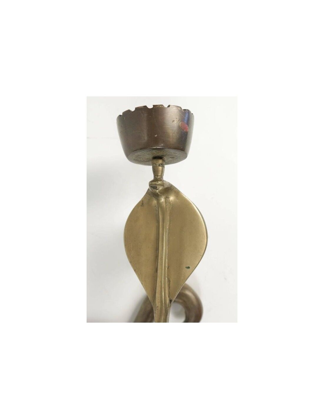 Cobra wall sconce in bronze, 1960s