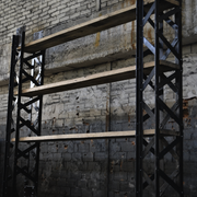 Eiffel riveted shelf