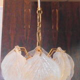 Murano glass chandelier published by Novaresi,80s
