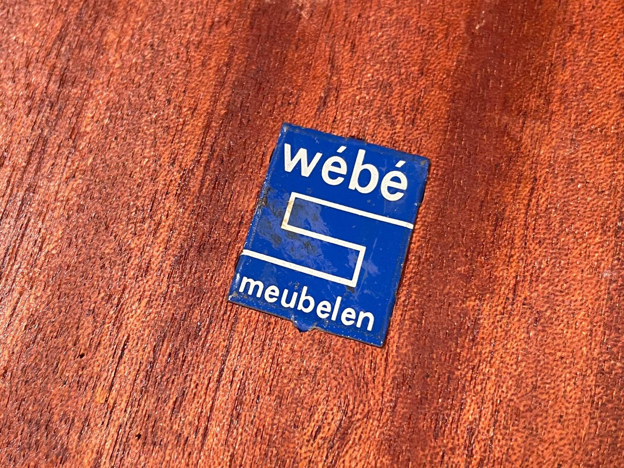 Dining table from WeBe designed by Louis van Teeffelen 1960s Netherlands