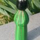 Decorative doll made of turned wood and hand-painted, made in 1987.
