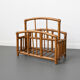 Bamboo rattan magazine door