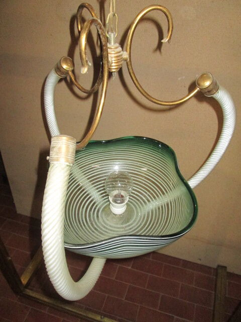 Murano glass pendant lamp from the 60s