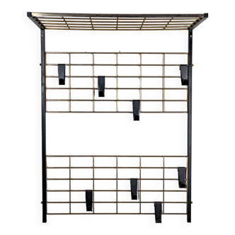 Vintage wall coat rack