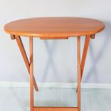 Folding side table