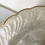 Mother-of-pearl and brass plates