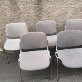 Series of 35 DSC 106 Chair by Giancarlo Piretti for Castelli from the 1970s