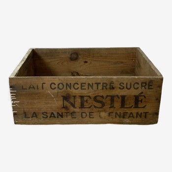 Wooden box "Nestlé Milk"