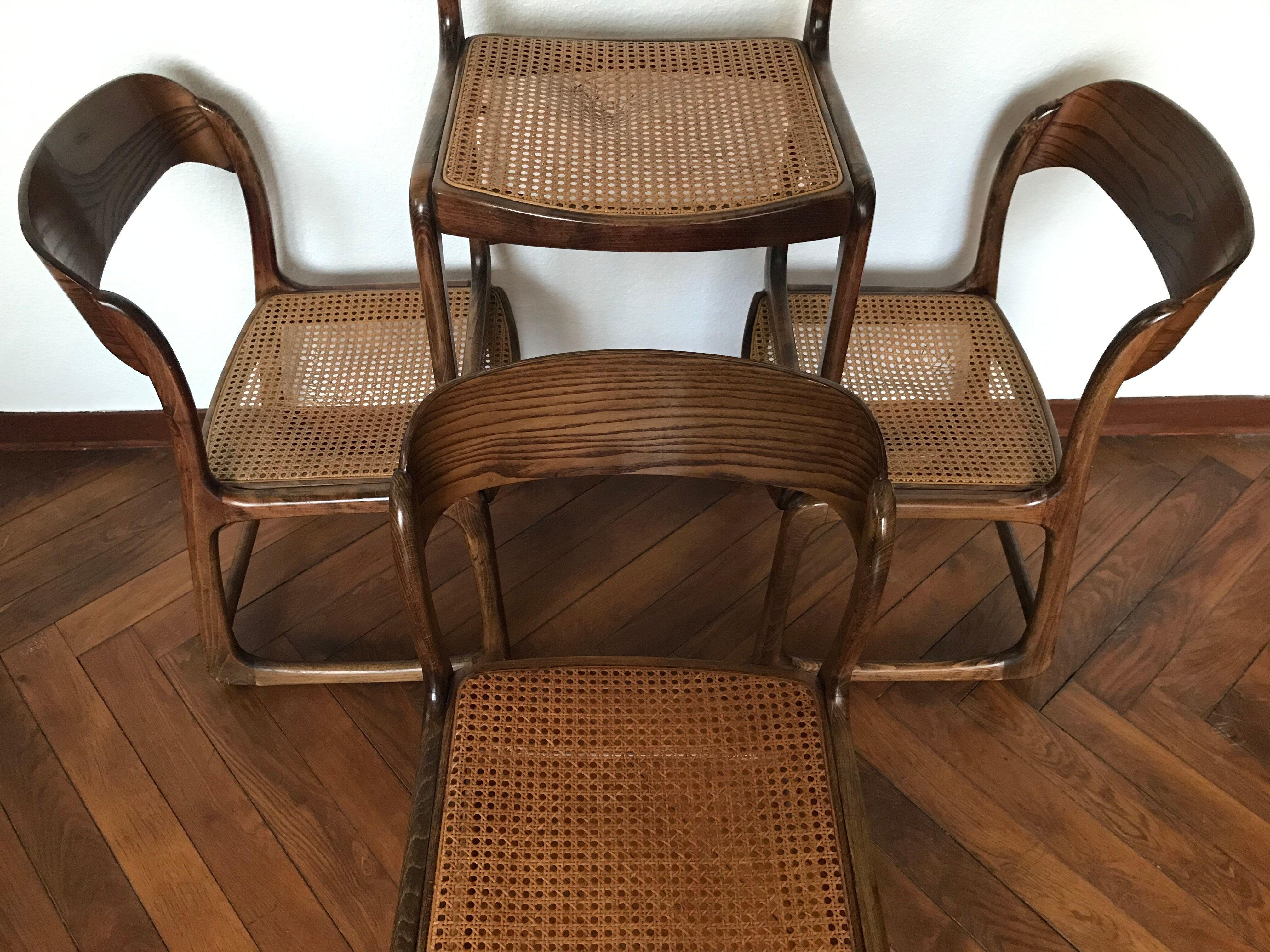 Baumann sled chairs