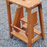 Escabeau en bois pliant 3 marches