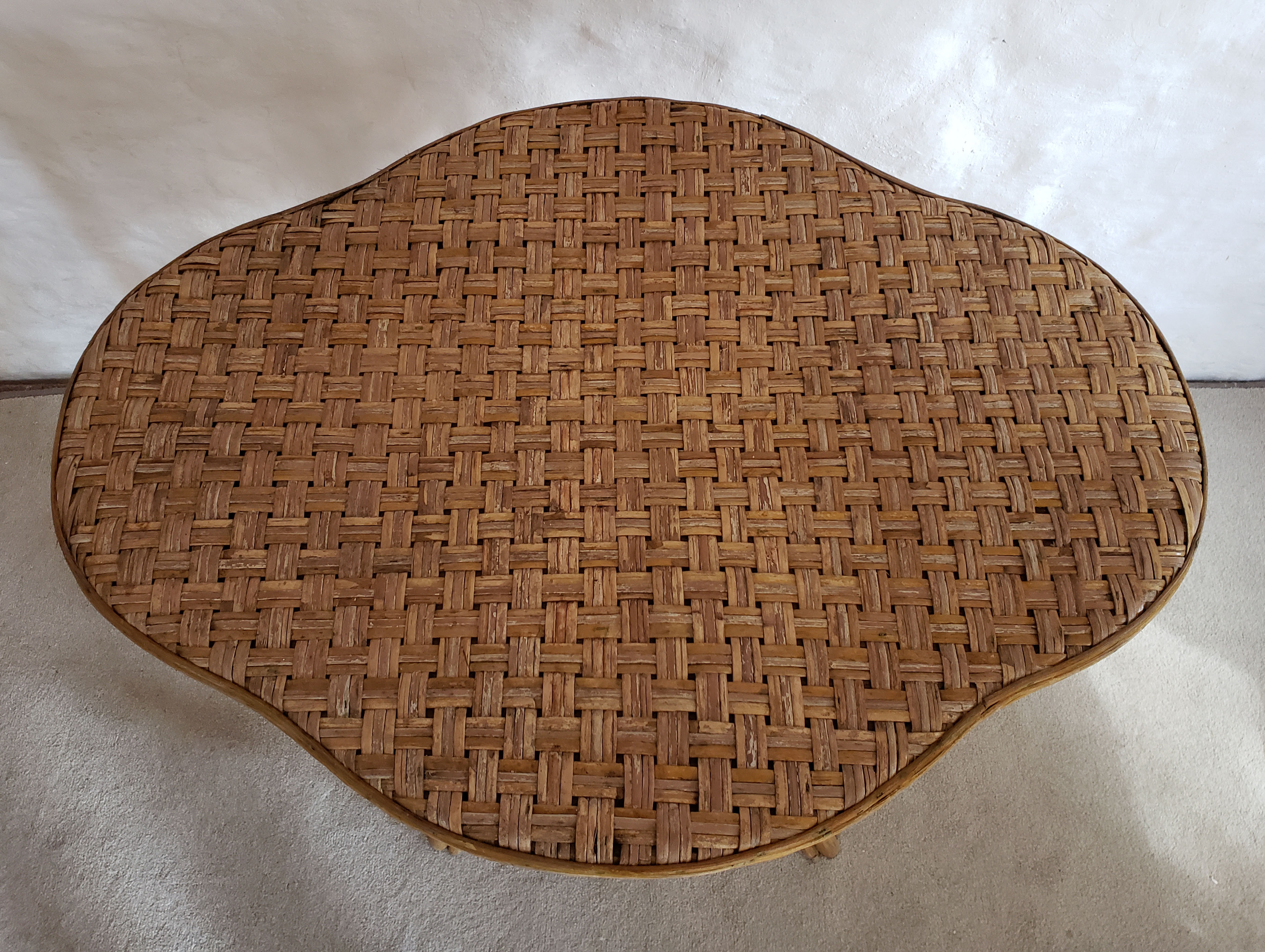 High rattan table