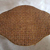 High rattan table