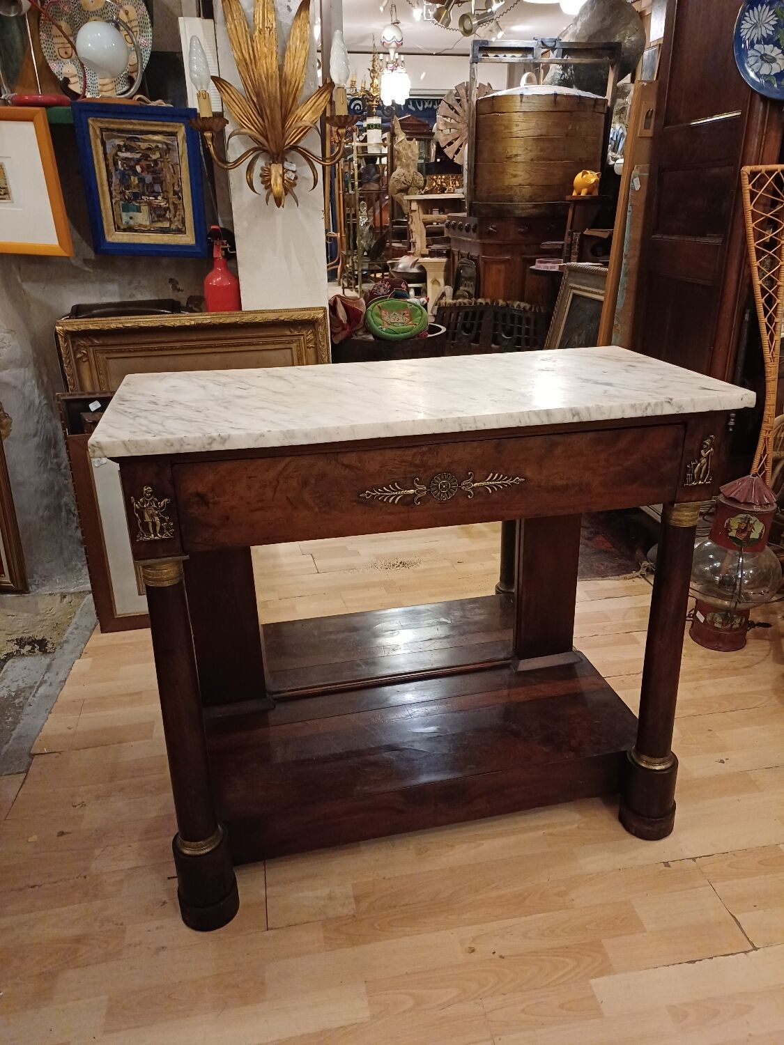 Empire period console, early 19th century