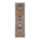 Tapis de couloir Serapi Kazak en laine nouée à la main, motif géométrique tribal, 300 x 84 cm