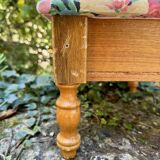 Vintage storage box footrest