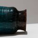Vase en faïence à coulures, accolay, 1950s