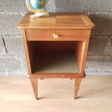 Vintage oak bedside/nightstand