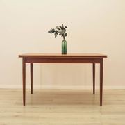 Teak table, Danish design, 1970s, made in Denmark