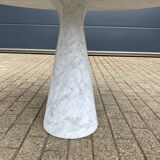 Angelo Mangiarotti M1 eettafel Skipper Carrara marmer 130cm