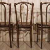 Series x6 bistro chairs n°56 Thonet