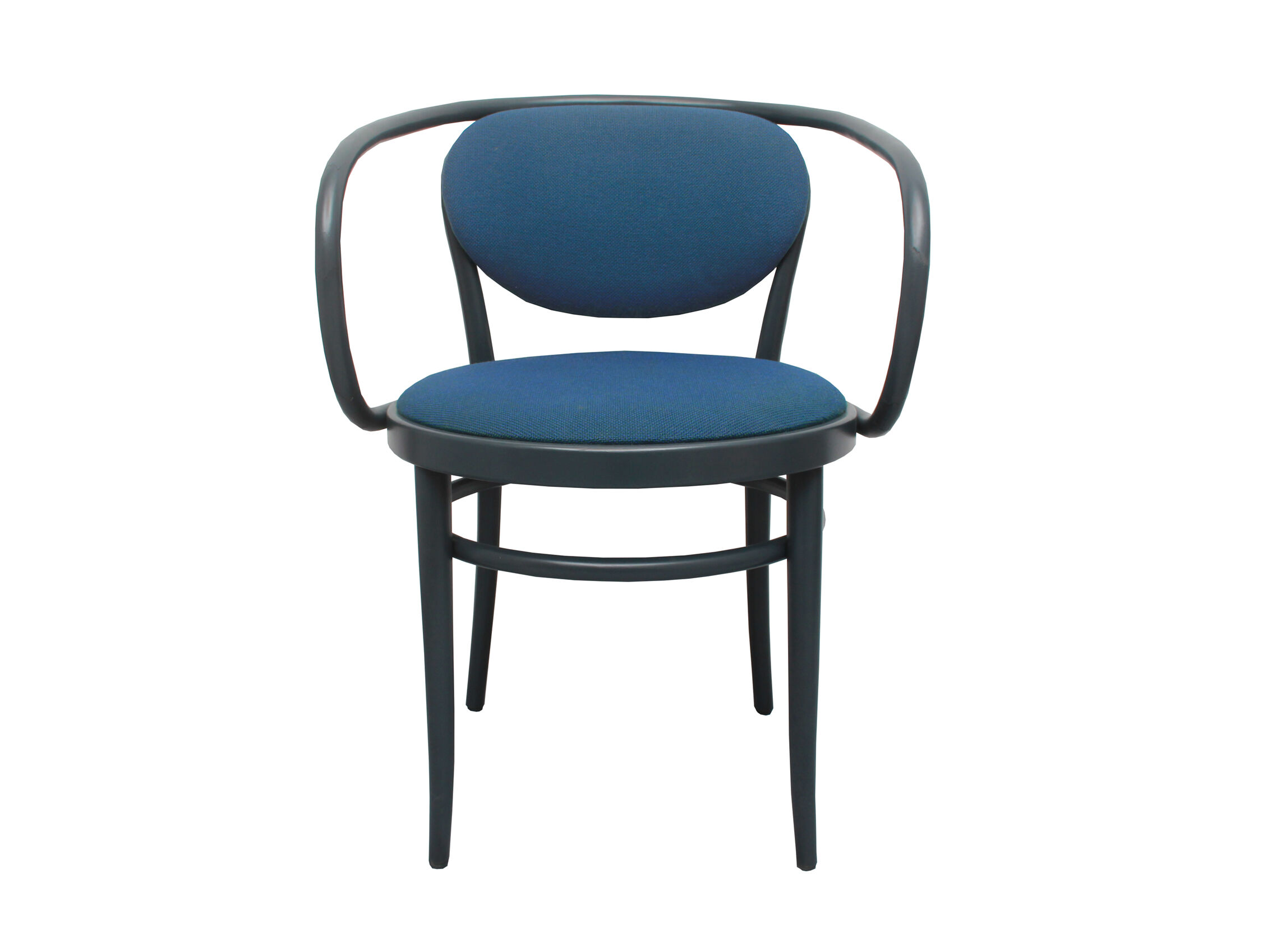 Bentwood chair No.209 Thonet in blue