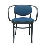 Bentwood chair No.209 Thonet in blue