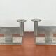 Minimalist chandelier model 551 in German tin by Karl Raichle for Meersburg, 1930s, set of 2.