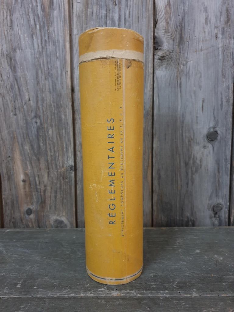 Balles De Tennis Vintage Bancroft - Boîte De 3 Blanches - Fabriqué En Suède Par Tretorn - Occasion