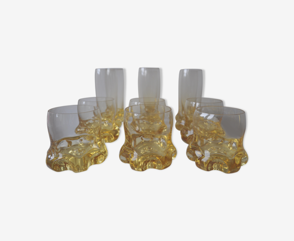 Verres Murano années 70