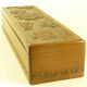 Jean Tirefort, long sculpted wooden box