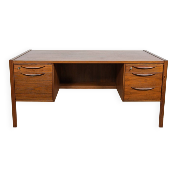 Bureau Mid-Century en Noyer par Jens Risom pour Jens Risom Design, 1960s