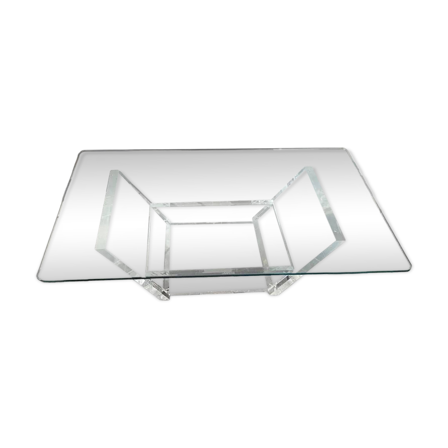 David Lange coffee table 1980. 120x70.