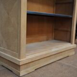 Oak and metal library