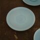 Three blue cups Duralex