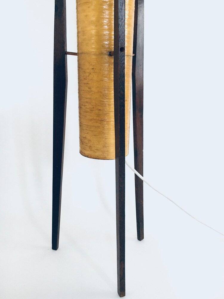 Mid-Century Space Age Rocket Floor Lamp by Novoplast, Czechoslovakia, 1950s