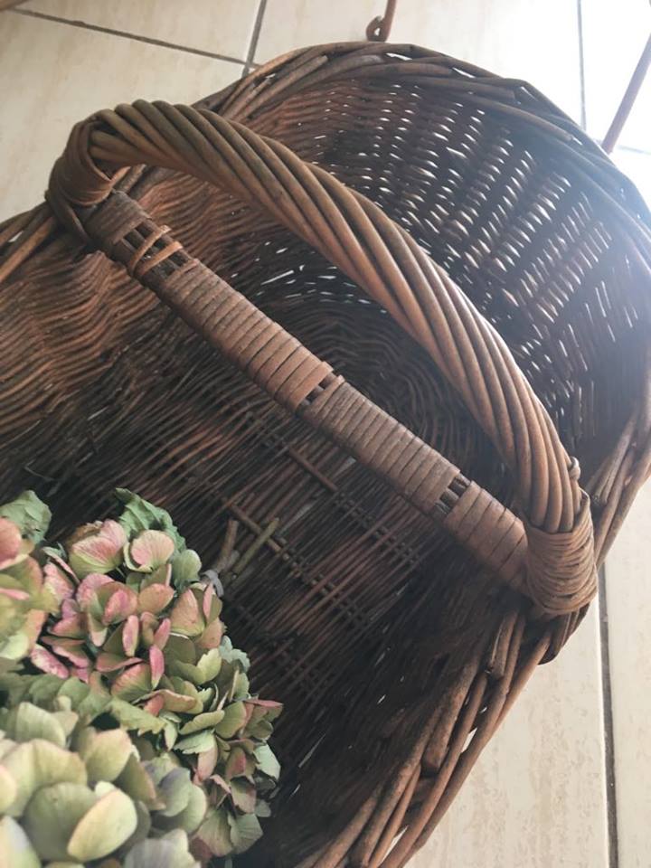 Old wicker basket