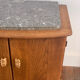 Low cabinet 2 doors with marble