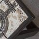 Danish mid century rectangular coffee table by Ox Art in Oak and Stoneware, 1970