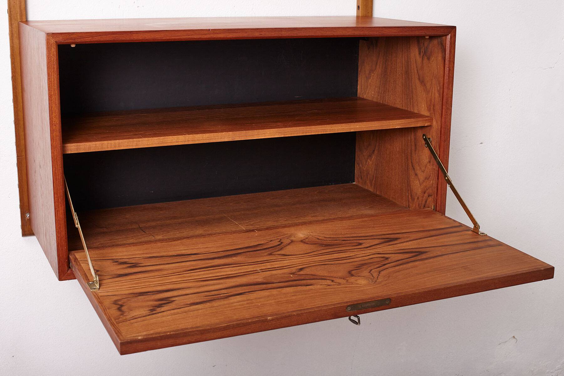 Wall unit designed by Poul Cadovius for Cado, Denmark, 1960s