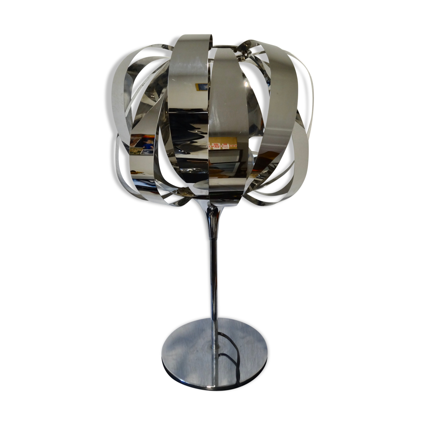 Eres chrome table lamp