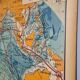 Vintage large format school map - Indian Ocean