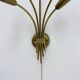 Mid-century brass wall light sconce, 1950s