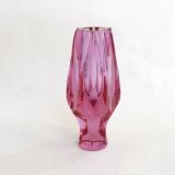 Small vintage faceted vase