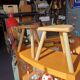 Vintage farm stool