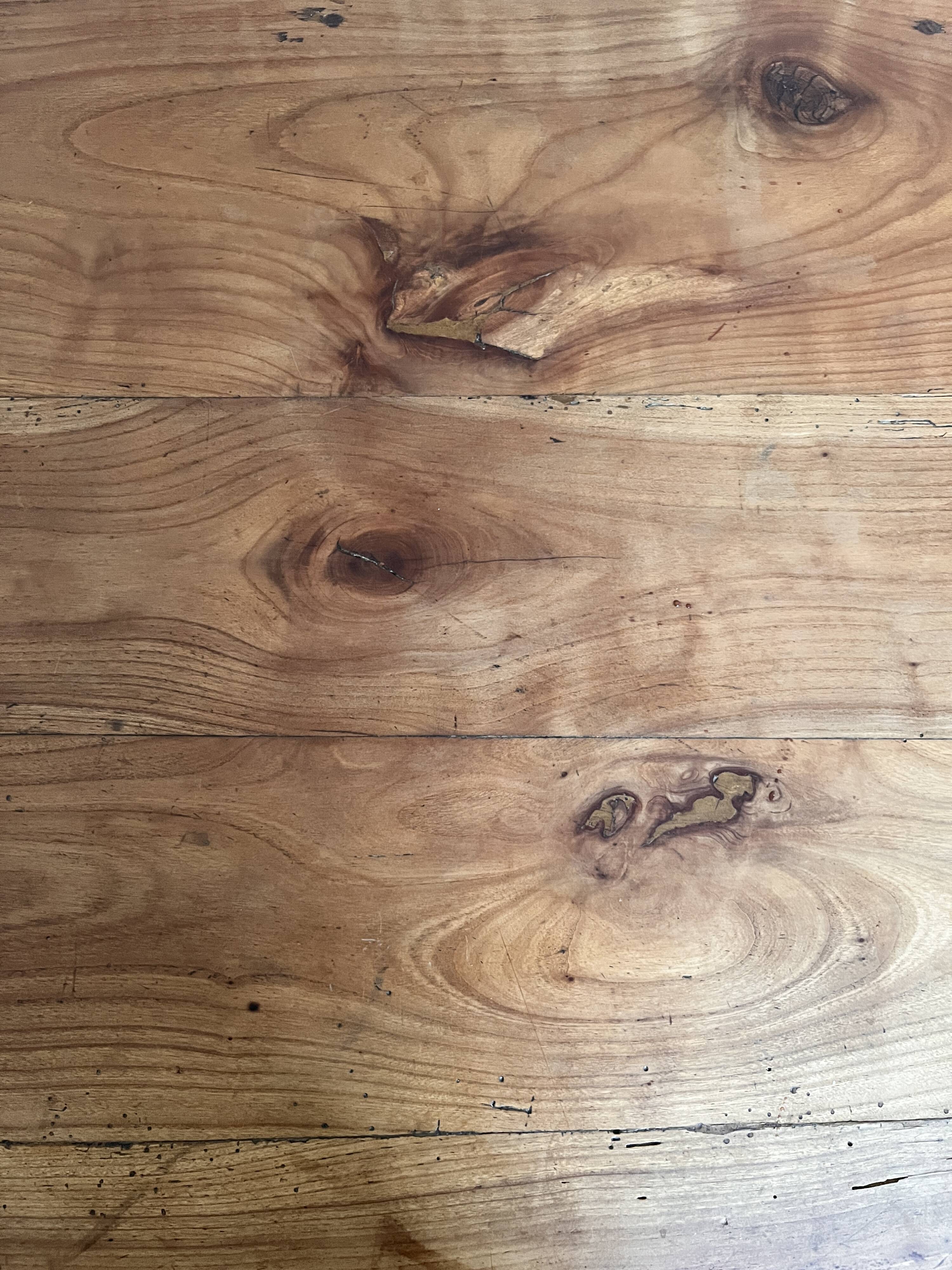 Farm table in cherry wood