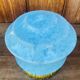 Antique Art Deco blue Clichy glass ceiling light