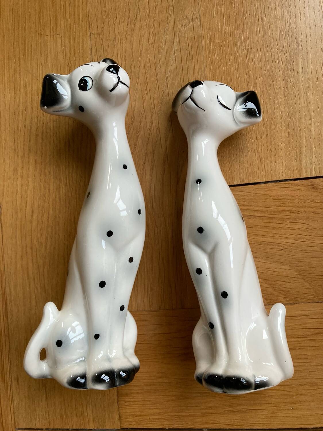 Vintage ceramic Dalmatian dogs